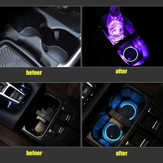 Vehicle LED Coasters