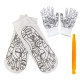 Reflexology Spa-Socks and Gloves Tool Set