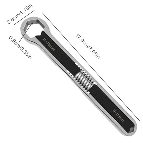 13 in 1 Adjustable Wrench 5mm-16mm