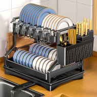 2 TIER DISH DRYING RACK