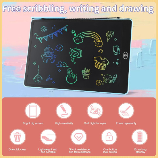 16 inch Multi-colored LCD Drawing Board