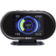 Car Computer OBD ii Scanner Speed Engine Coolant Temperature Fuel Consumption Digital Speedometer Mileage Overspeed Voltage Faulty Code Alarms