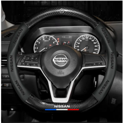 Carbon Fiber Leather Steering Wheel Covers