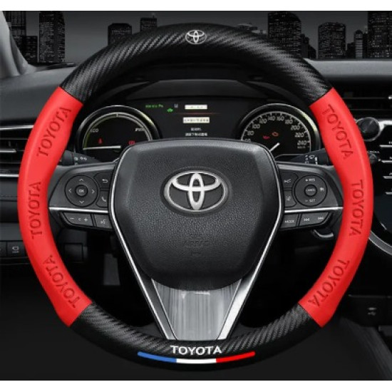 Carbon Fiber Leather Steering Wheel Covers