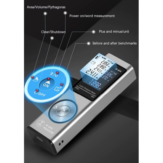 Digital Multi-purpose Laser Level and Measuring Tape