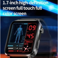 ECG+PPG Blood Pressure & Blood Glucose Monitoring - IP68 Waterproof & Fitness Tracking for Men & Women