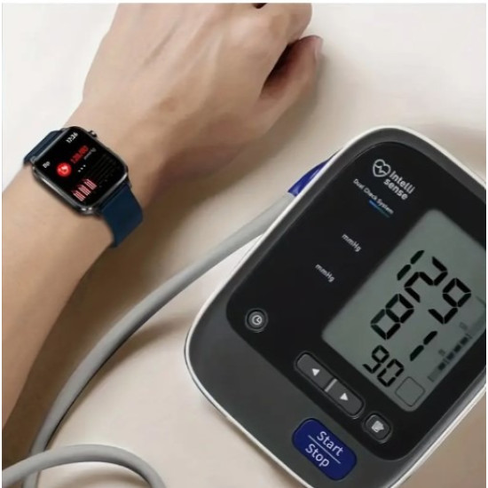 ECG+PPG Blood Pressure & Blood Glucose Monitoring - IP68 Waterproof & Fitness Tracking for Men & Women