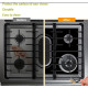 Five Burner Stove Cover Set