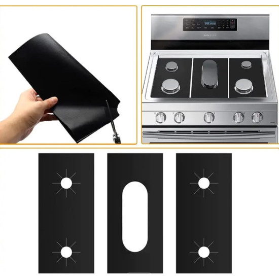 Five Burner Stove Cover Set