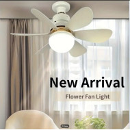 Flower Fan-White