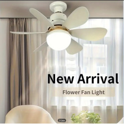 Flower Fan-White