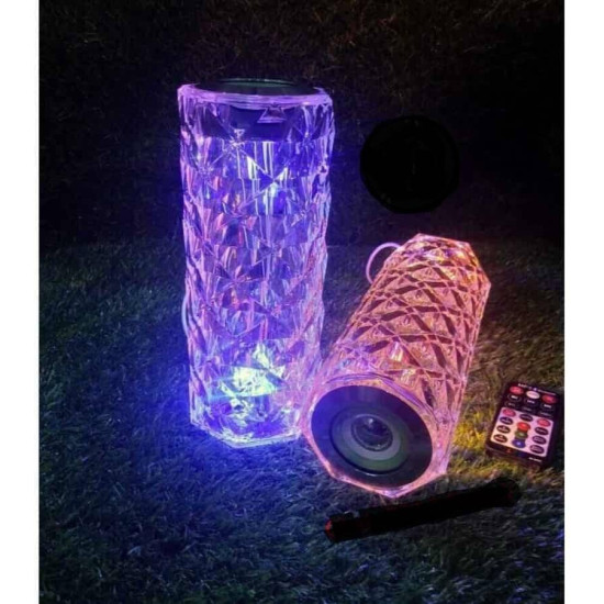 16 Color Crystal Lamp with Bluetooth Speaker