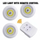 3 Pack LED Remote Control Light