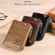 Genuine Leather Zipper RFID Wallet