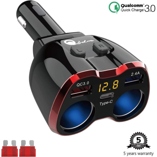 5 in 1 Multi-function Car Charger (fast charging & mp3 player)