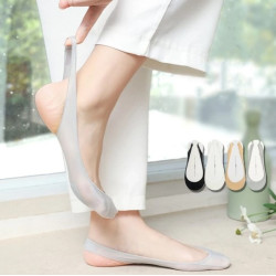 Invisible Low Cut Foot Stockings with With Cushion