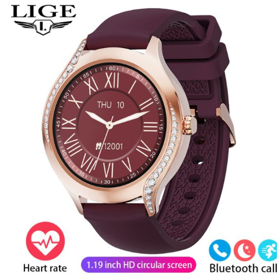 Ladies  Elegant Silcone Band Smart Watch