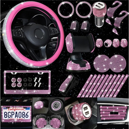 Ladies 27 PC Car Accessories Set