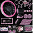 Ladies 27 PC Car Accessories Set