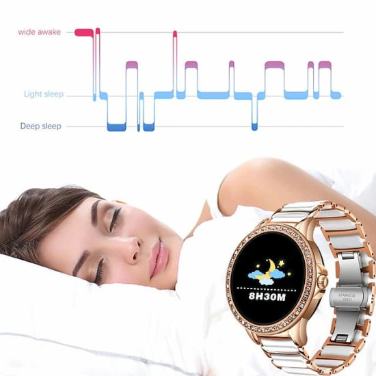 Lige Diamond Studs Smart watch