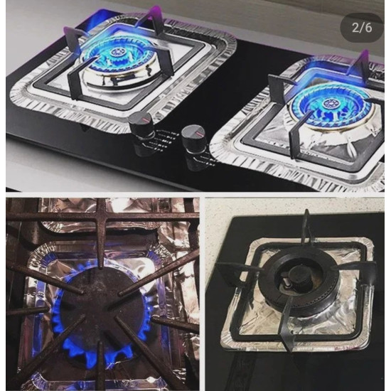 8 pcs Foil Stove To Protector