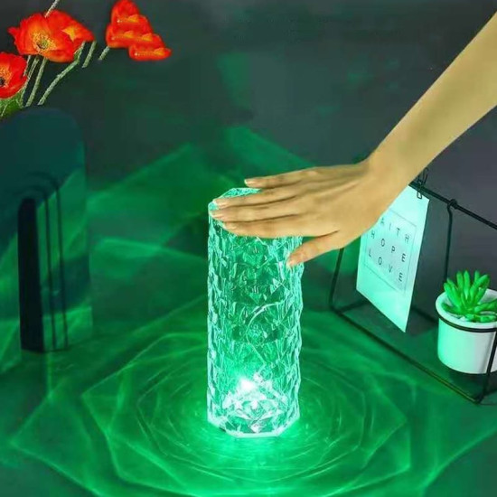 16 Color Crystal Lamp with Bluetooth Speaker