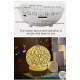 Bluetooth-compatible Music LED Night Light Romantic Dimmable Starry Table Lamp Bedside  Moon Lamps