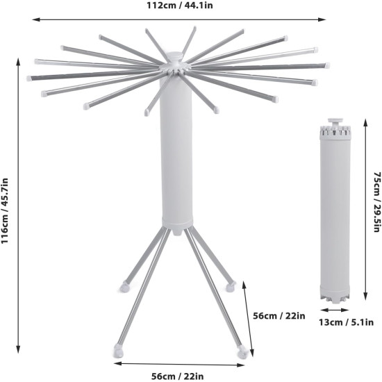 Tripod Clothes Drying Rack, Foldable and Space Saving