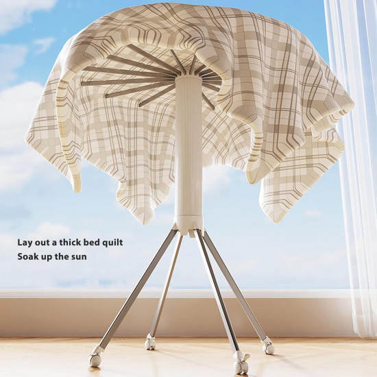 Tripod Clothes Drying Rack, Foldable and Space Saving