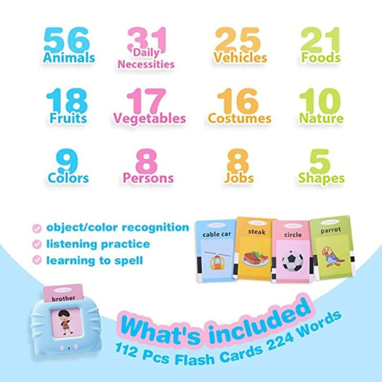 Talking Flash Cards for Toddlers