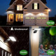 Solar Powered Flood Lights With Movement Detection, 3-Mode Simple Operation Wireless Securisol