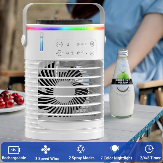 Premium Rechargeable AC Fan