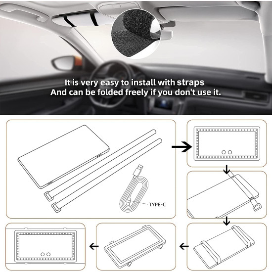 Premium Car Vanity Mirror