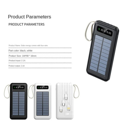 Power Bank- Solar Charging Capabliities