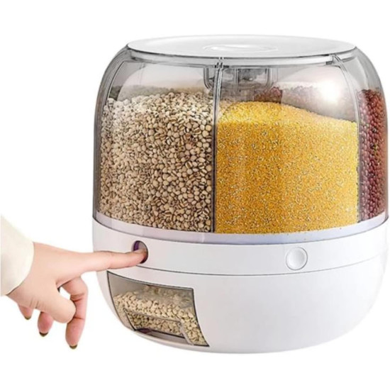 Rotating Food Storage Dispenser - Large