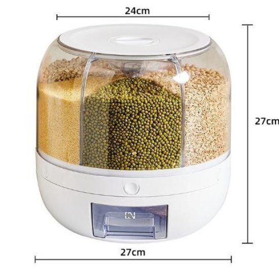 Rotating Food Storage Dispenser - Large