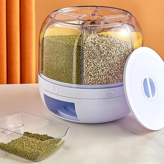 Rotating Food Storage Dispenser - Large