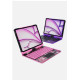 Transparent Case with Wireless Keyboard for iPad