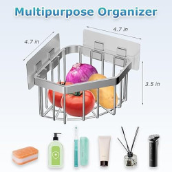 Stainless Steel Muli-purpose Corner Basket