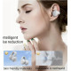 Upgraded Clip-On Bone Conduction Bluetooth Headphones