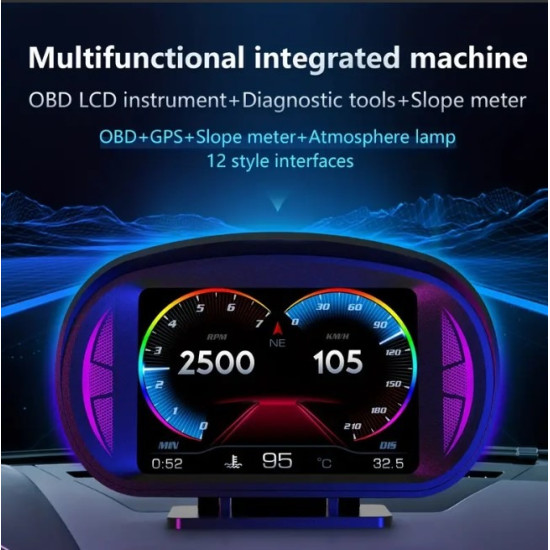 Universal Digital OBD2 Speedometer & Car HUD Head Up Display